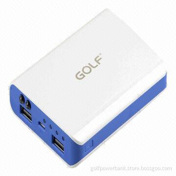 Dual USB Power Bank, 10,400mAh for iPhone 5, 5S, 5C